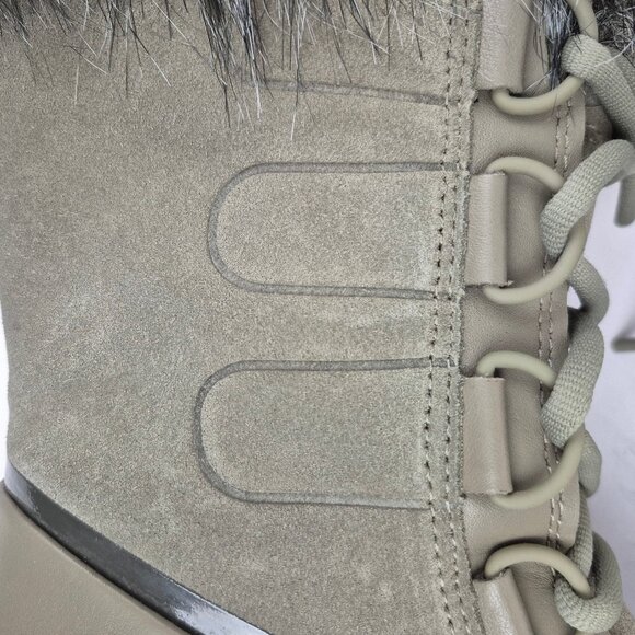 Sorel Joan of Artic Next Boot Waterproof Faux Fur Color: Sage Size 7 - Picture 14 of 16
